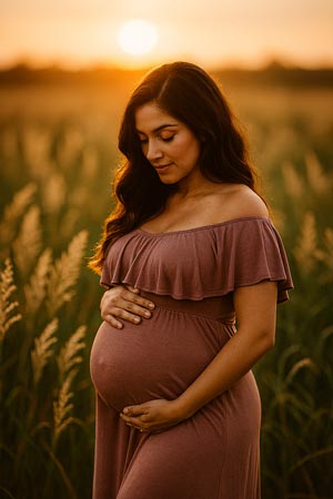 زمان مناسب برای عکاسی بارداری