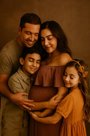 اهمیت رنگ لباس‌ها در عکاسی خانوادگی